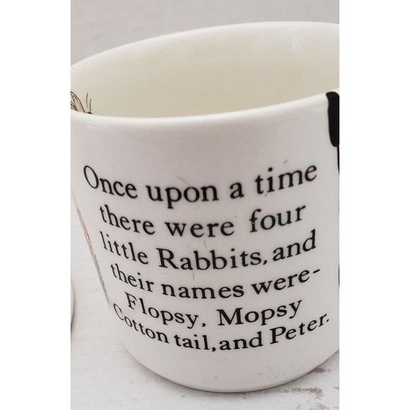 Wedgwood & Barlaston of Etruria Peter Rabbit Plate & Cup Beatrix Potter Designs - Picture 4 of 7
